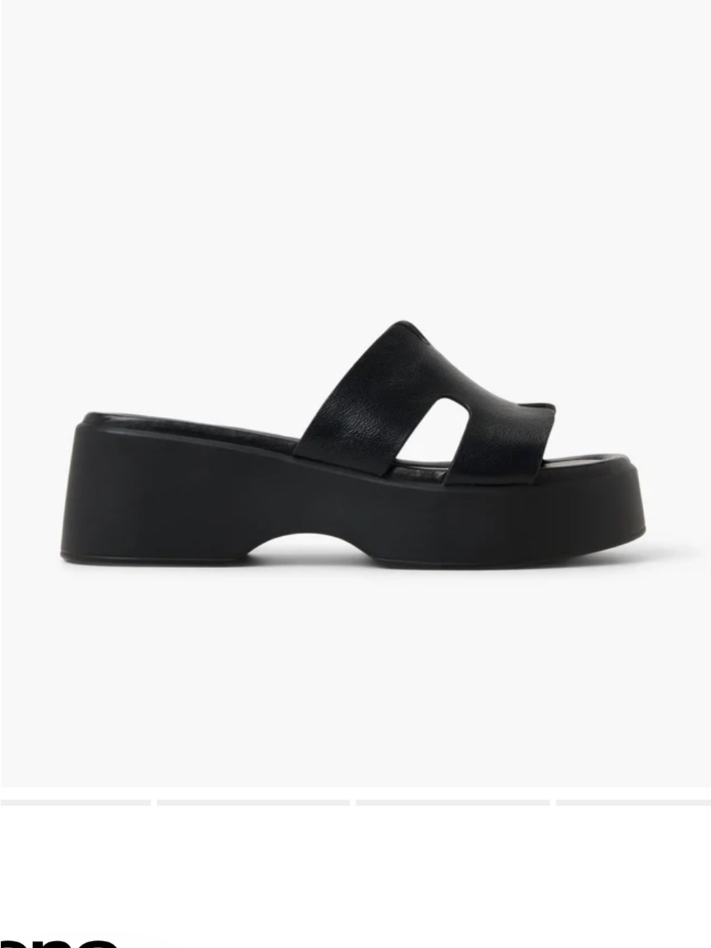 Call It Spring Black Platform Wedge Sandals